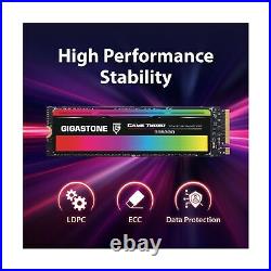 Gigastone M. 2 SSD 2TB PCIe 3.0 NVMe SSD Internal Gaming Solid State Hard Driv