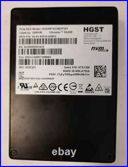 HGST 0TS1308 Nvme SSD Ultrastar SN200 3.2TB 2.5 P/N HUSMR7632BDP301 HGST 0TS1308 Nvme SSD Ultrastar SN200 3.2TB 2.5 P/N HUSMR7632BDP301