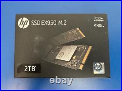 HP EX950 M. 2 2TB PCIe 3.1 x4 NVMe 3D TLC NAND Internal SSD 5MS24AA#ABC