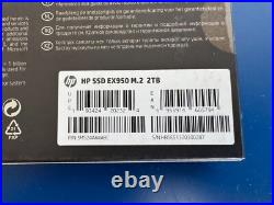 HP EX950 M. 2 2TB PCIe 3.1 x4 NVMe 3D TLC NAND Internal SSD 5MS24AA#ABC