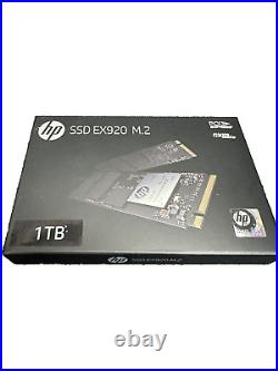 HP SSD EX920 M. 2 SSD 1TB PCIe 3.0 Gen 3 x4 NVMe 1.3 3D TLC NAND 2YY47AA#ABC