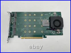 HighPoint SSD7101A-1 PCIe 3.0 x16 4-Port M. 2 NVMe RAID Controller Card