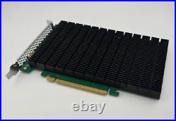 HighPoint Tech SSD7104 4x M. 2 Port to PCIs 3.0x16 NVMe RAID Controller HighPoint Tech SSD7104 4x M. 2 Port to PCIs 3.0x16 NVMe RAID Controller