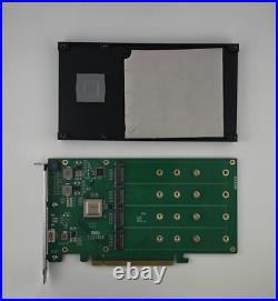 HighPoint Tech SSD7104 4x M. 2 Port to PCIs 3.0x16 NVMe RAID Controller HighPoint Tech SSD7104 4x M. 2 Port to PCIs 3.0x16 NVMe RAID Controller