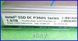 INTEL P3605 SERIES 1.6 TB PCIe NVMe SSD SSDPEDME016T4S ORACLE 7307468 INTEL P3605 SERIES 1.6 TB PCIe NVMe SSD SSDPEDME016T4S ORACLE 7307468