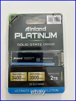 Inland Platinum 2TB SSD 3D NAND M2 PCIe NVMe 2280 Internal Solid State Drive