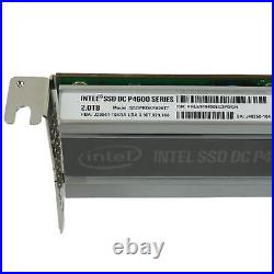 Intel 2TB SSD DC P4600 Series 2.5 PCIe NVMe 3.1 x4 AIC SSD SSDPEDKE020T7 48%