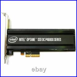 Intel 750GB SSD P4800X Optane DC PBW HHHL PCIe 3.0 x4 NVMe SSDPED1K750GA01