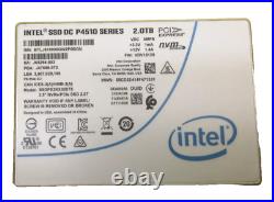 Intel DC P4510 Series 2TB NVME PCIe U. 2 2.5in SSD SSDPE2KX020T8 Intel DC P4510 Series 2TB NVME PCIe U. 2 2.5in SSD SSDPE2KX020T8