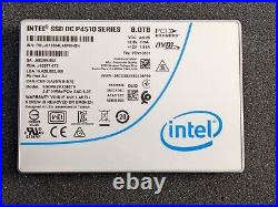 Intel DC P4510 Series 8TB NVMe PCIe 2.5in U. 2 SSD SSDPE2KX080T8 Low Hours