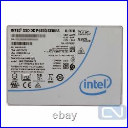 Intel DC P4510 Series SSDPE2KX080T8 8TB U. 2 PCIe 3.1 NVMe SSD Light Use 2026