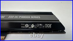Intel HPE DC Optane P4800X 750GB NVMe PCIe x4 SSD WI AIC 878038-B21 30DWPD 41PBW