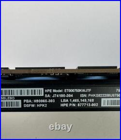 Intel HPE DC Optane P4800X 750GB NVMe PCIe x4 SSD WI AIC 878038-B21 30DWPD 41PBW