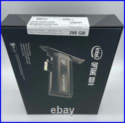 Intel Optane 900P 280GB SSD 9 AIC/HHHL PCIE NVME SSDPED1D280GAX1 10DWPD/5.11PBW Intel Optane 900P 280GB SSD 9 AIC/HHHL PCIE NVME SSDPED1D280GAX1 10DWPD/5.11PBW