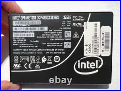Intel Optane P4800x 375GB SSD U. 2 NVME PCIE HP SSDPE1K375GAP1