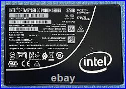 Intel Optane SSD DC P4800X SSDPE21K375GAW Intel 375GB Nvme PCIe U. 2 SSD Zero Hrs