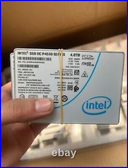 Intel P4510 SSD 4TB NVMe U. 2 3D TLC PCIe Solid State Drive SSDPE2KX040T8