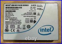 Intel P4510 Series 4TB 2.5 U. 2 NVMe SSD SSDPE2KX040T8