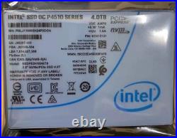 Intel P4510 Series 4TB SSD NVME U. 2 2.5 PCIe Solid State Drive SSDPE2KX040T801