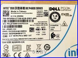 Intel SSD DC P4600 1.6TB 2.5 U. 2 NVME PCIe3.1 TLC SSD SSDPE2KE016T7