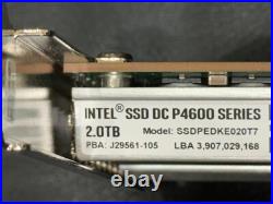 Intel Ssd DC P4600 Series 2.0tb Ssdpedke20t7 Nvme Pcie J29561-105 Intel Ssd DC P4600 Series 2.0tb Ssdpedke20t7 Nvme Pcie J29561-105