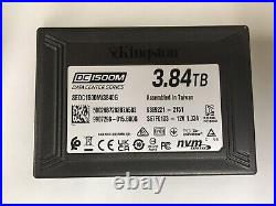 KINGSTON 3.84TB 2.5 15MM U. 2 SSD NVMe PCIe SERVER DRIVE SEDC1500M/3840G