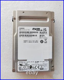 KIOXIA CD6 7.68TB SSD U. 2 2.5 KCD61LUL7T68 NVME Solid State Drive U2 SSD