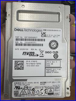 KIOXIA CD8 960GB DELL SSD U. 2 2.5 PCIe Gen4 NVME Solid State Drive KCD8XRUG960G