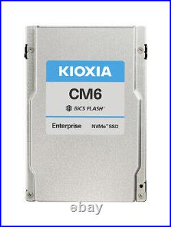 KIOXIA CM6 800GB NVMe PCIe Gen4 U. 3 2.5 Enterprise Server SSD KCM6XVUL800G