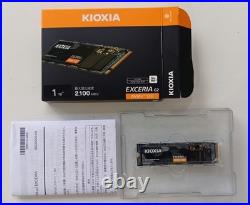 KIOXIA EXCERIA G2 1TB M. 2 NVMe SSD PCIe Gen 3x4 High Speed Used KIOXIA EXCERIA G2 1TB M. 2 NVMe SSD PCIe Gen 3x4 High Speed Used