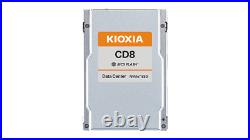 KIOXIA KCD8 series 15360 GB internal 2.5 U. 2 PCIe 4.0 x4 NVMe KCD8XRUG15T3 SSD