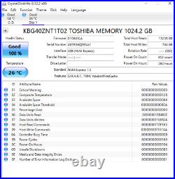 KIOXIA M. 2 2242 NVMe PCIe KBG40ZNT102 1TB KBG40ZNT512G 512GB SSD For HP Laptop