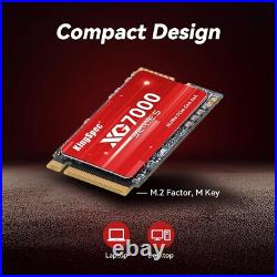KingSpec 2TB M. 2 2242 PCIe 4.0 SSD Read Speed up to 7200MB/s, Internal M2 N KingSpec 2TB M. 2 2242 PCIe 4.0 SSD Read Speed up to 7200MB/s, Internal M2 N