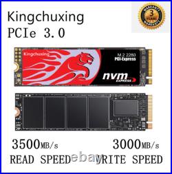 Kingchuxing 1TB M. 2 NVMe SSD With Heatsink PCIe 3x4 Internal Solid State Drive