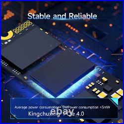 Kingchuxing 2TB Gaming SSD For PS5 PCIe 4.0 NVMe M. 2 Internal Solid State Drive