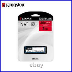 Kingston 2TB NV1 NVMe PCIe M. 2 2280 SSD Solid State Drive SNVS/2000G