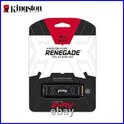 Kingston 4TB FURY Renegade PCIe 4.0 NVMe M. 2 SSD Speed up to 7300 MB/s Tracking#