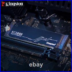 Kingston 4TB KC3000 PCIe 4.0 NVMe M. 2 2280 SSD Speed up to 7000 MB/s +Tracking#