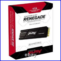 Kingston Fury Renegade 4TB PCIe NVMe M. 2 Internal SSD SFYRDK/4000G New Sealed