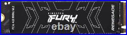 Kingston Fury Renegade PCIe Gen 4.0 NVMe M. 2 Internal Gaming SSD Works with PS5 Kingston Fury Renegade PCIe Gen 4.0 NVMe M. 2 Internal Gaming SSD Works with PS5