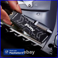 Kingston Fury Renegade PCIe Gen 4.0 NVMe M. 2 Internal Gaming SSD Works with PS5 Kingston Fury Renegade PCIe Gen 4.0 NVMe M. 2 Internal Gaming SSD Works with PS5
