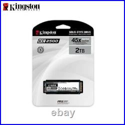 Kingston KC2500 500GB 1TB 2TB 3D TLC NAND NVMe PCIe SSD Solid State Drive M. 2