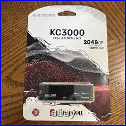 Kingston KC3000 2048GB PCIe 4.0 NVMe M. 2 SSD Desktop and Laptop SKC3000D/2048G