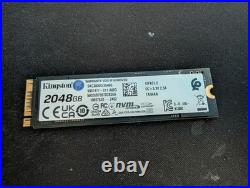 Kingston KC3000 2048GB PCIe 4.0 NVMe M. 2 SSD Desktop and Laptop SKC3000D/2048G
