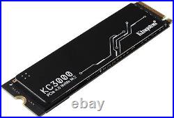Kingston KC3000 2048GB PCIe 4.0 NVMe M. 2 SSD Desktop and Laptop SKC3000D/2048G Kingston KC3000 2048GB PCIe 4.0 NVMe M. 2 SSD Desktop and Laptop SKC3000D/2048G