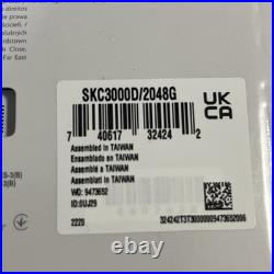 Kingston KC3000 2048GB PCIe 4.0 NVMe M. 2 SSD Desktop and Laptop SKC3000D/2048G