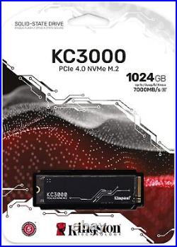 Kingston KC3000 NVMe SSD 1024GB 2048GB M. 2 2280 PCIe 4.0 Solid State Disk For PC