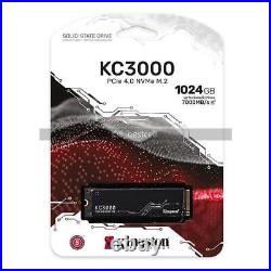 Kingston KC3000 NVMe SSD 1024GB 2048GB M. 2 2280 PCIe 4.0 Solid State Disk For PC