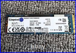 Kingston NV1 SNVS/1000G 1TB M. 2 PCIe NVMe 2280 Internal Solid State Drive SSD