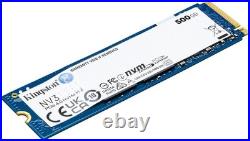 Kingston NV3 500GB M. 2 2280 NVMe SSD PCIe 4.0 Gen 4x4 Up to 5000 MB/s